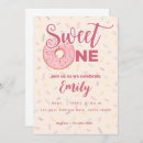 Recherche de sweet 1ans anniversaire invitations Beignets
