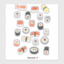 Recherche de cuisine asiatique autocollants Sushi
