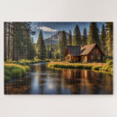 Suche nach immergrüner baum puzzle Fluss