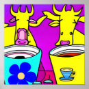 Recherche de vache drôle posters Café