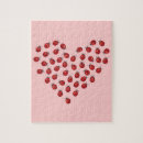 Suche nach ladybug puzzle Herz