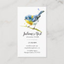 Recherche de oiseau bleu cartes visite Pays