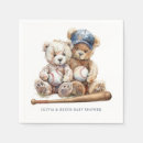 Recherche de nounours serviettes Baby shower jumeaux