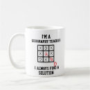 Recherche de géographie tasses Professeur de géographie