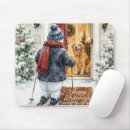 Recherche de ski neige tapis souris Bonhomme de neige