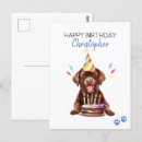 Recherche de anniversaire labrador cartes postales Chien