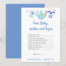 Recherche de activités baby shower invitations Bleu