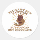 Recherche de amant de chocolat autocollants Drôle