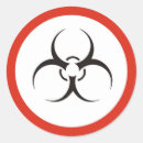 Recherche de biohazard autocollants Avertissement