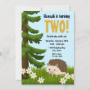 Recherche de hérisson anniversaire invitations Mignon