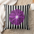 Recherche de fleurs noires coussins Rayures noir et blanc