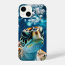 Recherche de tortue mer iphone coques Bleu