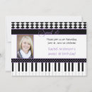 Recherche de piano anniversaire invitations Notes de musique