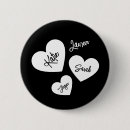 Recherche de coeur blanc badges Mignon