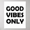 Recherche de vibe poster Rester positif