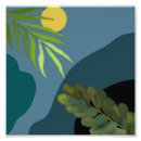 Recherche de feuille palmier posters Coucher de soleil