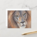 Recherche de yeux lion cartes invitations Gros chat