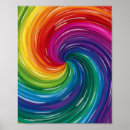 Recherche de spirale colorée posters Arc en ciel