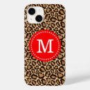 Recherche de empreinte de léopard rouge Monogramme