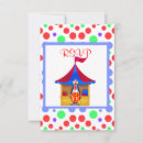 Recherche de anniversaire clown cartes invitations Rouge