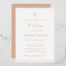 Recherche de rose gold baptême invitations Feuille d'or