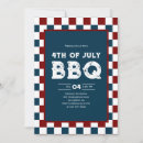Recherche de bbq du 4 juillet invitations Rétro