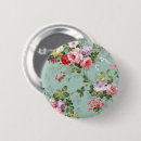 Recherche de conception vintage badges Fleurs