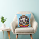 Recherche de ganesha coussins Hindou