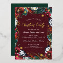 Recherche de blanc et or noël invitations Dîner