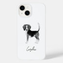 Recherche de chien noir et blanc iphone coques Élégant
