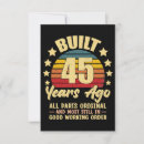 Suche nach 45 geburtstag karten Vintage