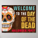 Recherche de dia los muertos posters Aquarelle