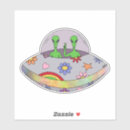 Recherche de soucoupe volante autocollants Aliens