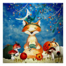 Recherche de woodland illustration posters Renard