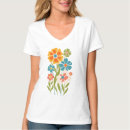 Recherche de vecteur floral tshirts Vintage