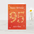 Recherche de 95 ans anniversaire cartes Joyeux 95e anniversaire