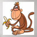 Suche nach affe mit banane poster Cartoon