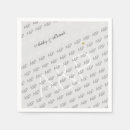 Recherche de gris clair serviettes Monogramme