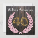 Recherche de rubis quarantième invitations 40 ans