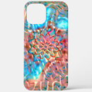 Recherche de fleurs bleu clair iphone coques Abstrait