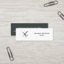 Recherche de ciseaux mini cartes visite Noir
