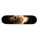 Recherche de crâne skateboards Flamme