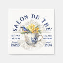 Recherche de vintage floral serviettes Thé