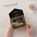 Suche nach gatsby einladungen Schwarz und gold