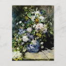 Suche nach pierre renoir malerei postkarten Blume