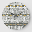 Recherche de motif ethnique horloges Arrière plan