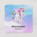Recherche de licornes cartes visite Licorne mignonne