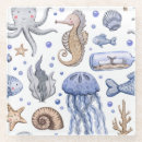 Recherche de peint à la main dessous de verres Été