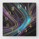 Recherche de bleu brillant horloges Violet