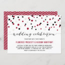 Recherche de rouges et noires de mariage invitations Motif